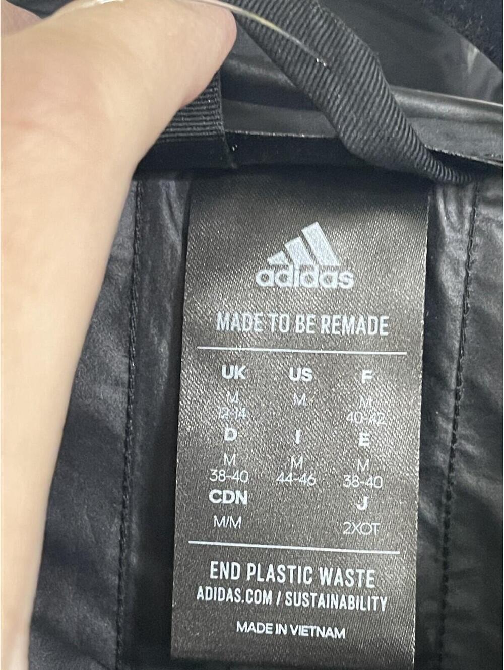 NWT Adidas Terrex Men's "Made To Be Remade" Windbreaker Anorak Jacket Sz Medium - Picture 8 of 9
